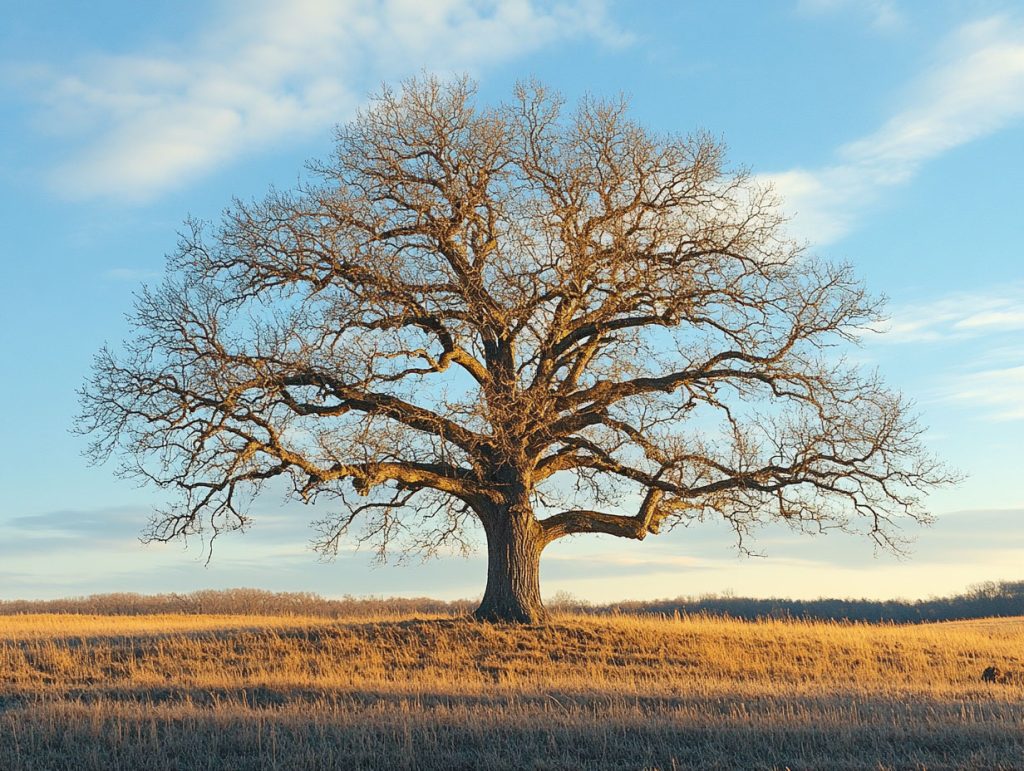 Downy Oak Is a Deciduous Tree